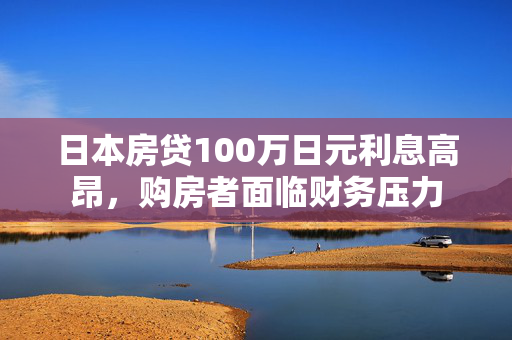 日本房贷100万日元利息高昂，购房者面临财务压力