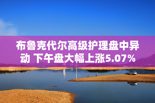 布鲁克代尔高级护理盘中异动 下午盘大幅上涨5.07%