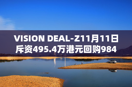 VISION DEAL-Z11月11日斥资495.4万港元回购984.5万股